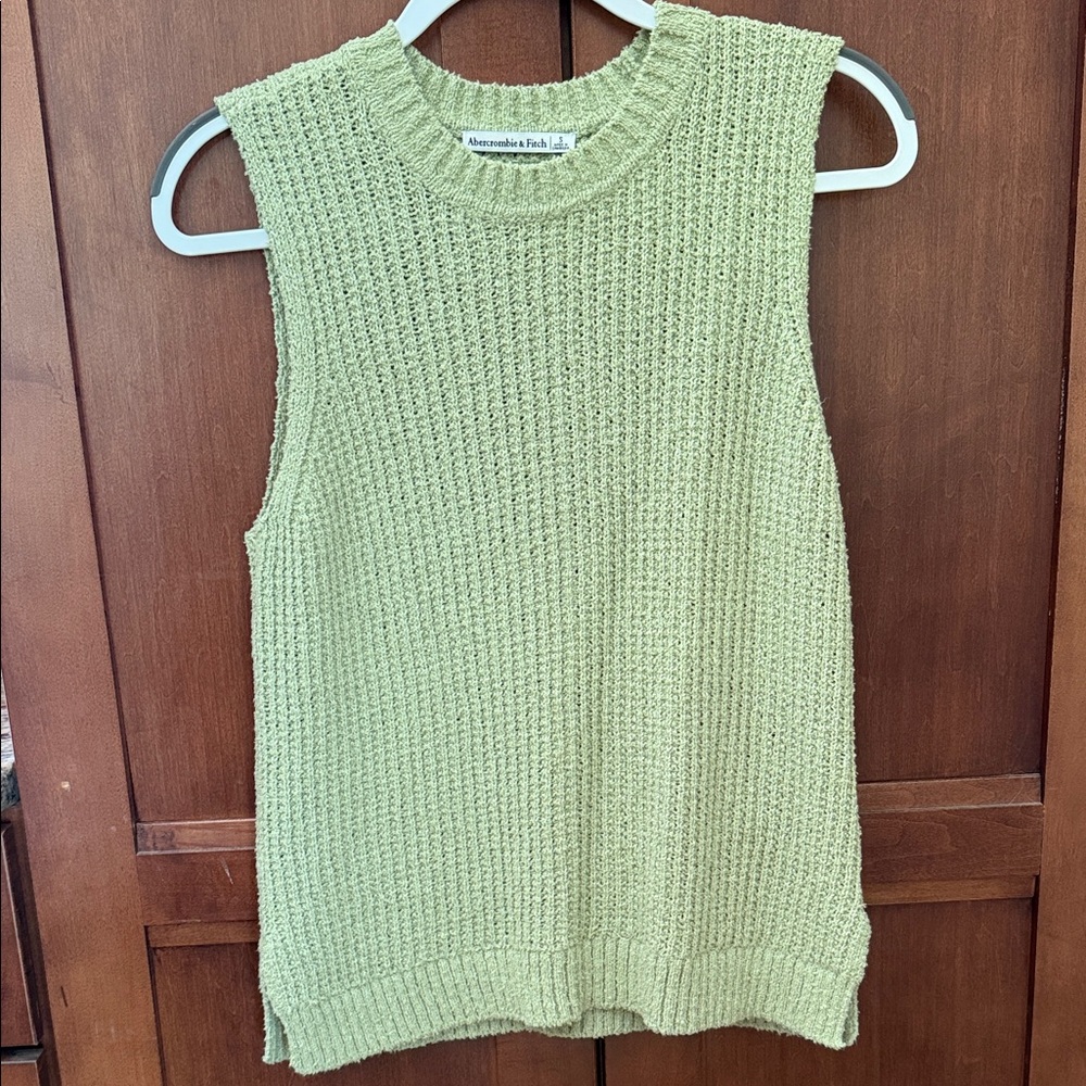 Abercrombie Textured Crew Shell Sweater Tank